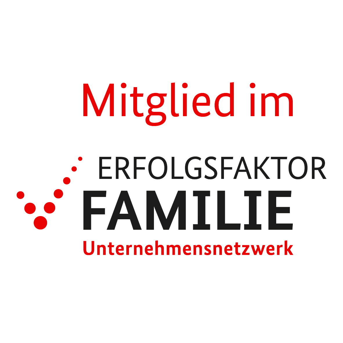 Mitglied im Unternehmensnetzwerk ERFOLGSFAKTOR FAMILIE